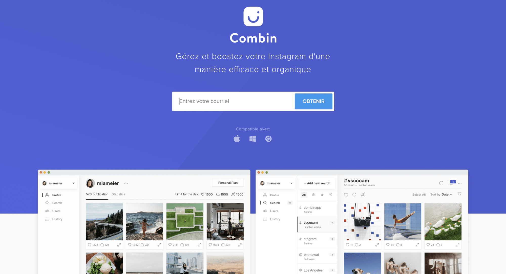 Combin : un outil gratuit de growth hacking pour Instagram Combin : un outil gratuit de growth hacking pour Instagram - 2000 x 1083 png 278kB